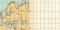 Kartenprojektionen historische Landkarte Lithographie ca. 1899