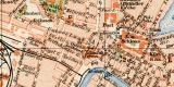 K&ouml;nigsberg Stadtplan Lithographie 1899 Original der...