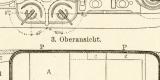 Korvette Ausfallkorvette historische Bildtafel Holzstich ca. 1892