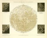 Übersichtskarte des Mondes historische Karte...