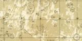 Übersichtskarte des Mondes historische Karte Lithographie ca. 1892
