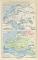 Pflanzengeographie II. historische Landkarte Lithographie ca. 1899