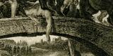 Amazonenschlacht Rubens Lichtdruck1892 Original der Zeit