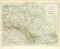 Schlesien historische Landkarte Lithographie ca. 1899
