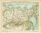 Sibirien I. Übersichtskarte historische Landkarte Lithographie ca. 1899
