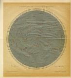 Sternkarte N&ouml;rdlicher Himmel Chromolithographie 1892...