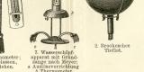 Tiefseeforschung historische Bildtafel Holzstich ca. 1892