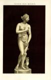 Venus von Medici historische Bildtafel Chromolithographie ca. 1892