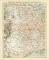 USA Mittlerer Teil Karte Lithographie 1899 Original der Zeit