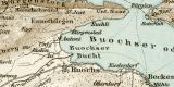 Vierwaldstätter See historische Landkarte Lithographie ca. 1900