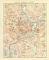 Wien Innere Stadt historischer Stadtplan Karte Lithographie ca. 1899
