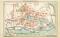 Wilhelmshaven historischer Stadtplan Karte Lithographie ca. 1899