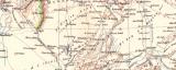 Algerien Marokko Tunis Landkarte Lithographie ca. 1899...