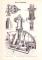 Diesels W&auml;rmemotor Holzstich 1898 Original der Zeit