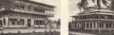 Tropen Gebäude I. - II. Holzstich 1898 Original der...
