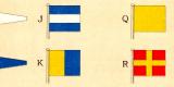 Flaggen II. Signalbuch historischer Druck Chromolithographie ca. 1904