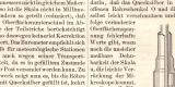 Baromter historischer Druck Holzstich ca. 1902