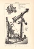 Heliometer historischer Druck Holzstich ca. 1905