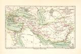 Reich Alexander des Gro&szlig;en historische Landkarte...