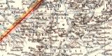 Kamerun historische Landkarte Lithographie ca. 1905