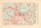 Alexandria historischer Stadtplan Karte Lithographie ca. 1902