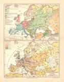 Europa Völker Sprachen Bevölkerungsdichtigkeit...