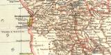 Deutsch S&uuml;dwestafrika historische Landkarte Lithographie ca. 1904
