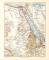 &Auml;gypten Darfur Abessinien historische Landkarte Lithographie ca. 1902
