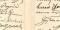 Autographen berühmter Personen VII. - X. historischer Druck Lithographie ca. 1902