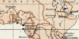Weltkarte Seestreitkräfte & Flottenstützpunkte historische Landkarte Lithographie ca. 1907