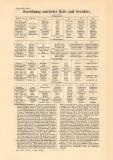 Metrische Maße und Gewichte historischer Buchdruck ca. 1906