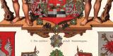 Preußische Wappen historischer Druck...