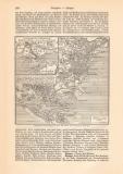 Singapur historischer Stadtplan Karte Holzstich ca. 1907