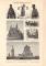 Russische Kultur und Kunst I. - II. historischer Druck Holzstich ca. 1907