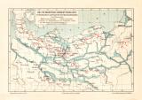 Urstromt&auml;ler Norddeutschlands historische Landkarte...