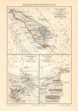 Seekartendarstellung historische Landkarte Lithographie...