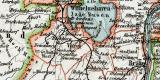 Oldenburg Deutsche Stromm&uuml;ndungen Nordsee historische Landkarte Lithographie ca. 1906