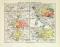 &Ouml;sterreich Ungarn Geschichte historische Landkarte Lithographie ca. 1906