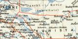 Persien historische Landkarte Lithographie ca. 1906