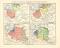 Polen Westliches Russland Geschichte historische Landkarte Lithographie ca. 1907