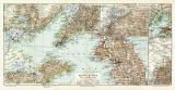 Länder des Gelben Meeres historische Landkarte...