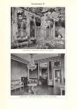 Raumkunst I. - II. historischer Druck Autotypie ca. 1909