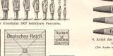 Statistische Darstellungsmethoden II. historischer Druck Holzstich ca. 1910