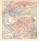 Duisburg historischer Stadtplan Karte Lithographie ca. 1910