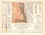 Kliestow Geologie Agronomie historische Landkarte Lithographie ca. 1912