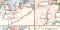 Amerikanische Parkanlagen historischer Stadtplan Karte Lithographie ca. 1912