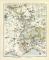 Militärdislokation in Frankreich Östliche Grenze historische Militärkarte Lithographie ca. 1892