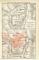 Das alte und das neue Jerusalem historischer Stadtplan Karte Lithographie ca. 1892