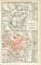 Das alte und das neue Jerusalem historischer Stadtplan Karte Lithographie ca. 1898