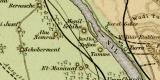 Kairo und die Pyramidenfelder historischer Stadtplan...